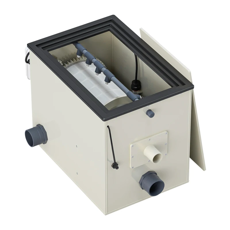 

Drum microfilter fish pond filter aquaculture automatic backwash koi pond water circulation system