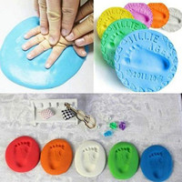 Baby Hand Foot Inkpad Ultra Light Stereo  Care Drying Soft Baby Imprint