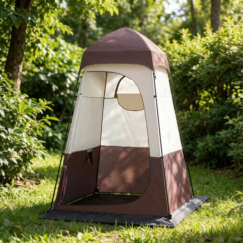 Outdoor Shower Changing Tent, Portable Dressing Shelter for Camping, Toilet Privacy Tent, Scratch-Resistant Durable for Travel