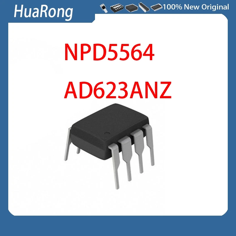5 unids/lote NPD5564 AD623ANZ AD623AN AD623 DIP8