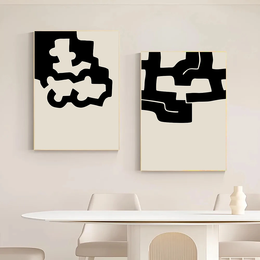 Minimalist Eduardo Chillida Geometry Sculpture Museum Artwork Poster Canvas Painting Wall Art Pictures Modern Home Decor