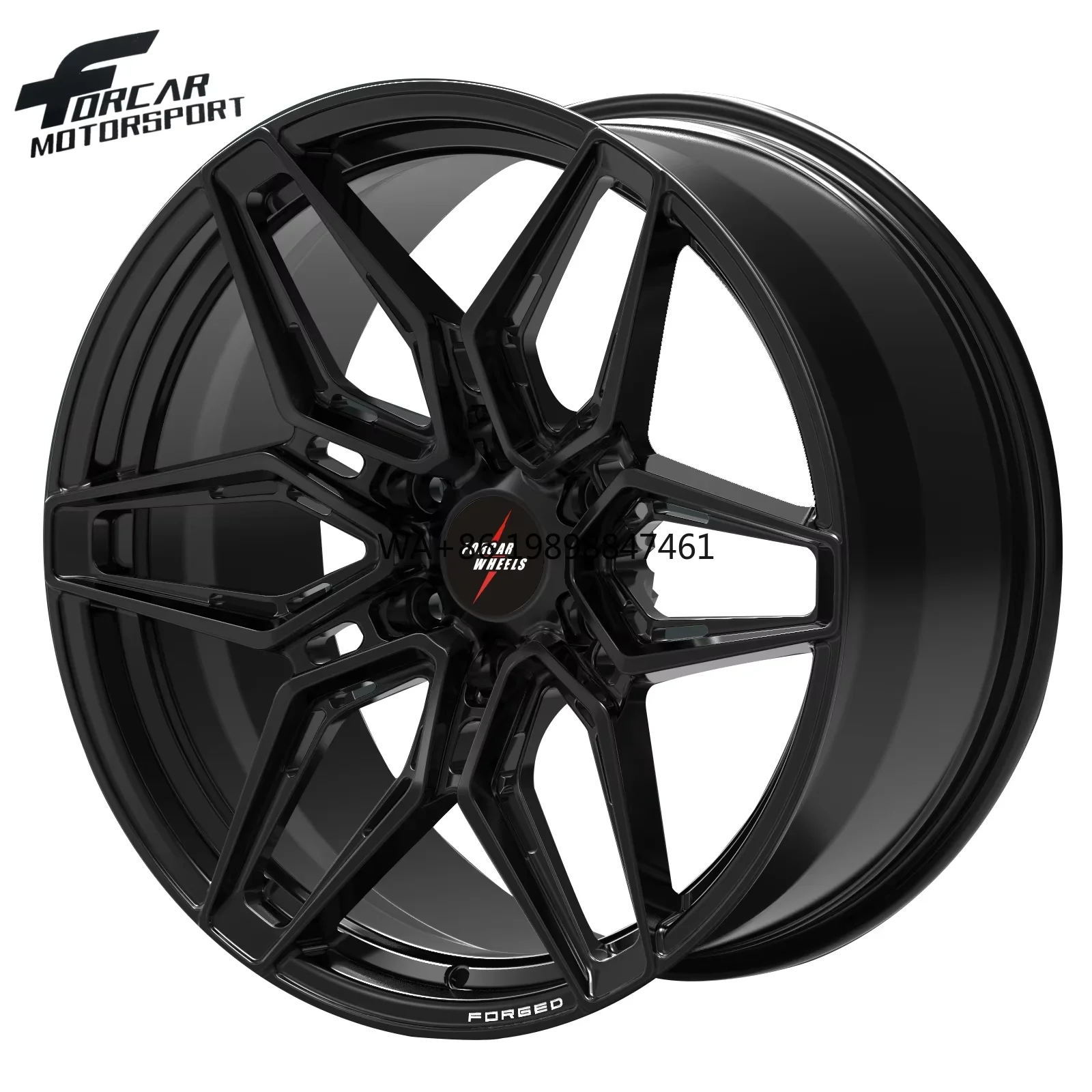 

Simple Design Custom Monoblock Gloss Black Forcar Motorsport Worth Buying 16-24 Inch Alloy Forged Wheels Rims