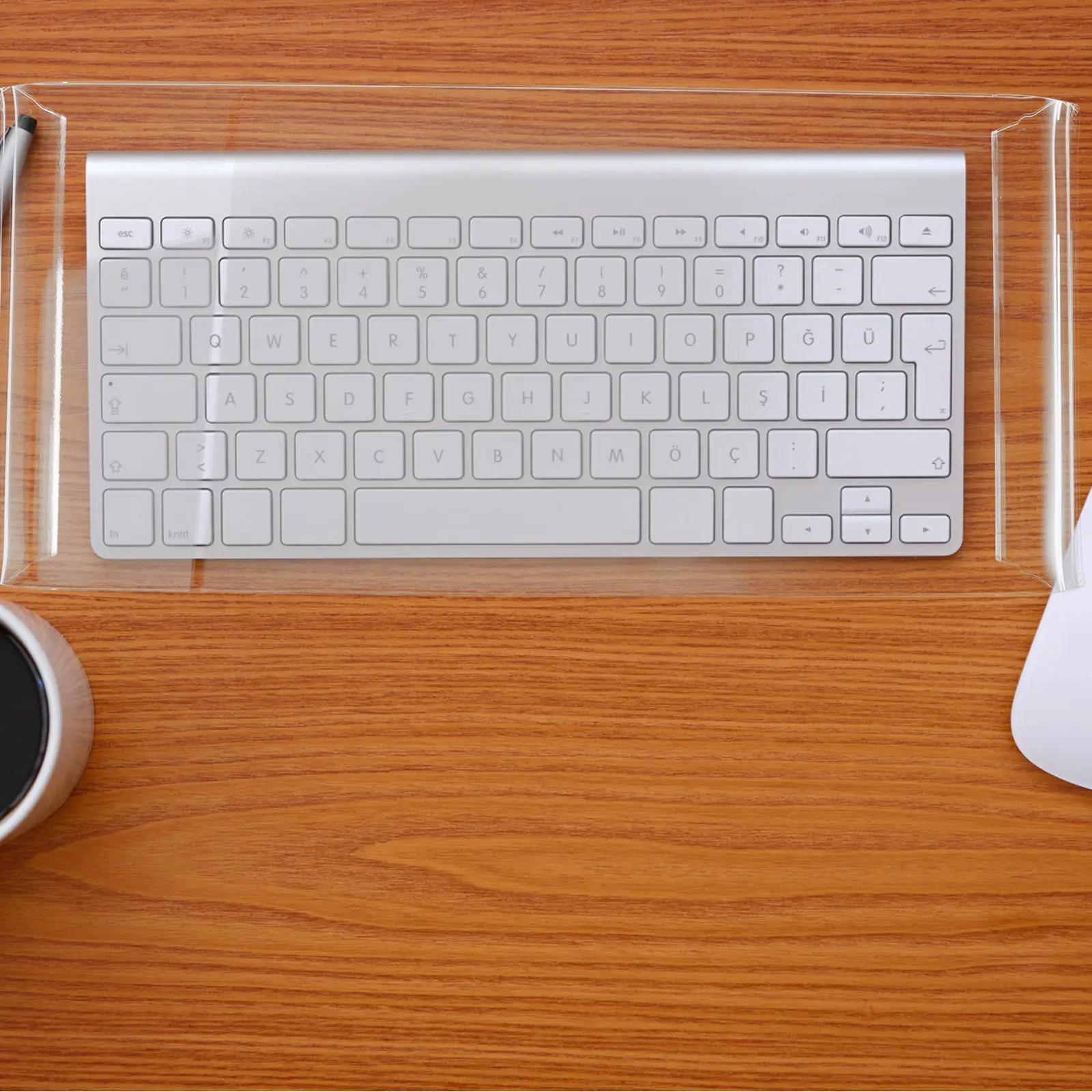 Clear Acrylic Keyboard Cover Protector Anti-Cat Keyboard Bridge Protective Case Desktop Monitor Stand Computer Heightening Riser