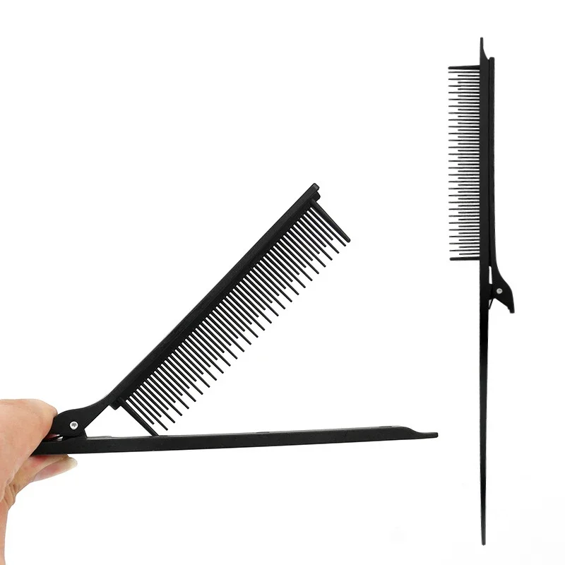 Point-tail Highlight Comb High-gloss Comb Point-tail Plastic Comb Hair Salon Color Brush Styling Comb Tool Weave With Hair Clip