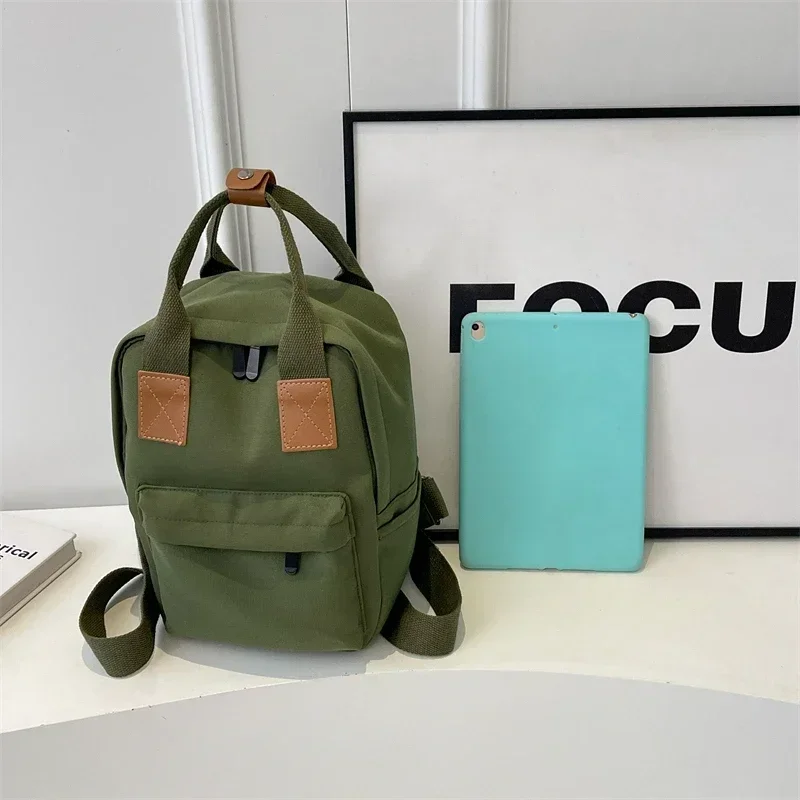 Nylon Hot Sale Fashion Backpacks Zipper Versatile Large Capacity Simplicity Schoolbags for Women 2024 Casual Solid Commuting