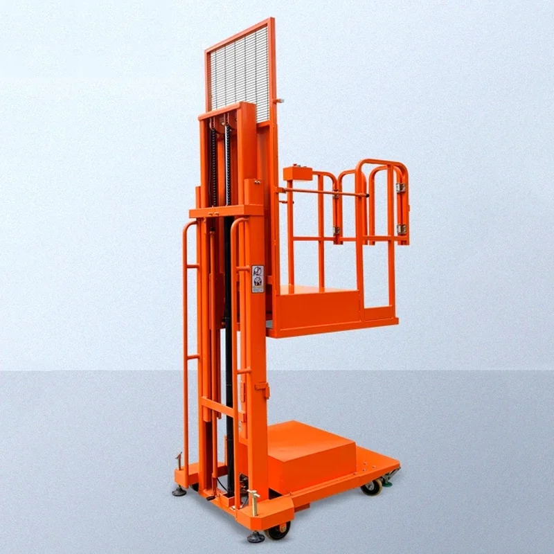 4,5 м альпинистский автомобиль для внутреннего склада 3 м электрический воздушный релалаймер мобильная подъемная платформа