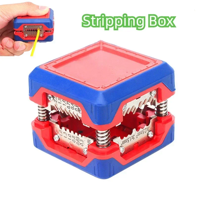 Wire Stripper Box Multi-purpose Portable Wire Stripper 0.2-16mm2 Cable Stripping Tool Automatic Peeling Pliers Strip Hand Tools