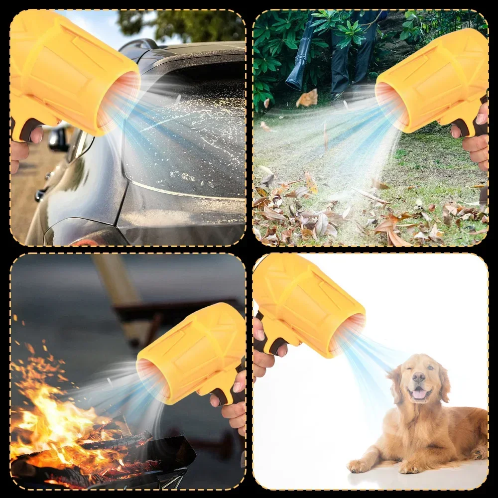 منفاخ هواء كهربائي لاسلكي مروحة نفاثة توربو صغيرة 114000 دورة في الدقيقة أداة نفخ الغبار المحمولة عنيفة متوافقة مع بطارية ماكيتا #6