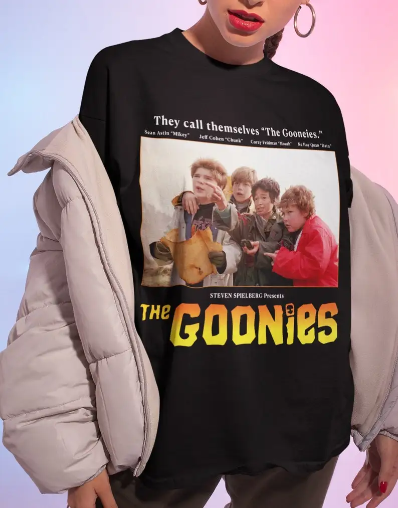 The Goonies Vintage Movie T-shirt, Unisex, Gift for 80s Classic Movie Lovers, Nostalgia Retro Movie, Adventure Film