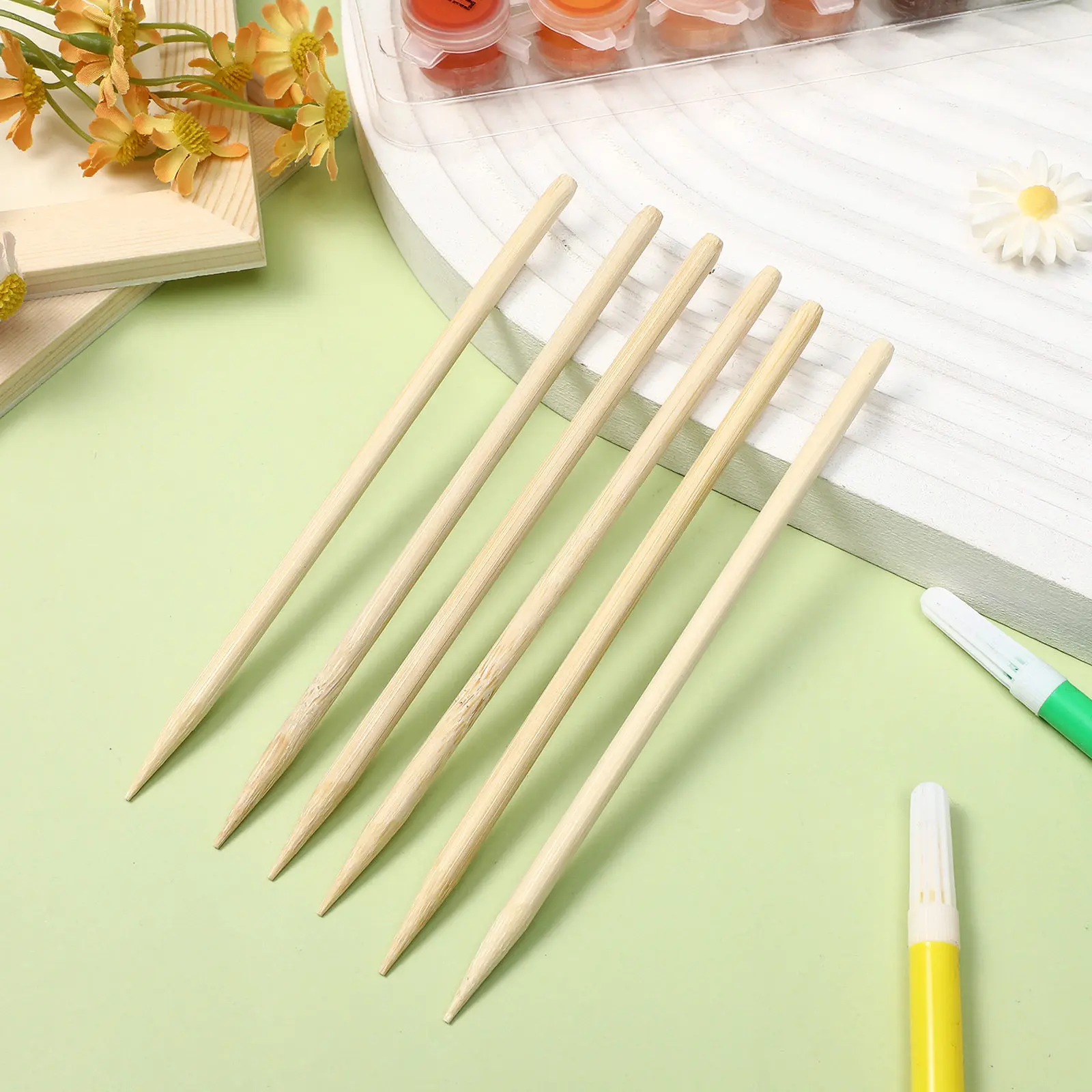 30 pcs Brush Set Art Painting Watercolor Oil Halloween Christmas New Year Art Teacher Supplies Birthday Party Crafts Fine