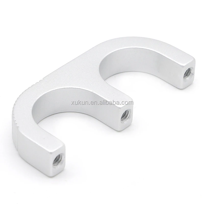 Aluminum Anodized B4-50-203-15 Double Arch Flat Sliding Panel Handle Surface Mount  10pcs