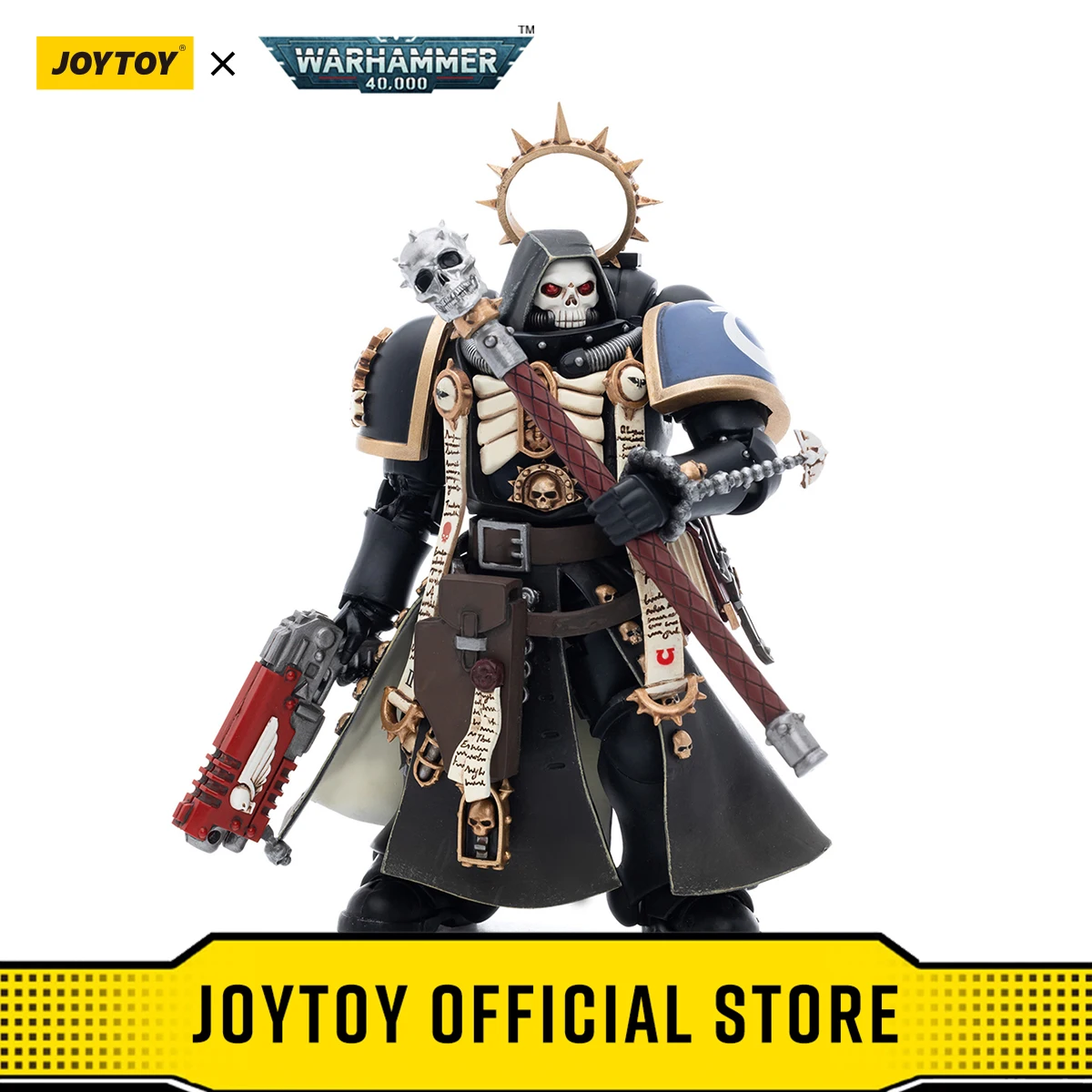

JOYTOY Warhammer 40k 1/18 Action Figures 12cm Ultramarines Primaris Chaplain Brother Varus