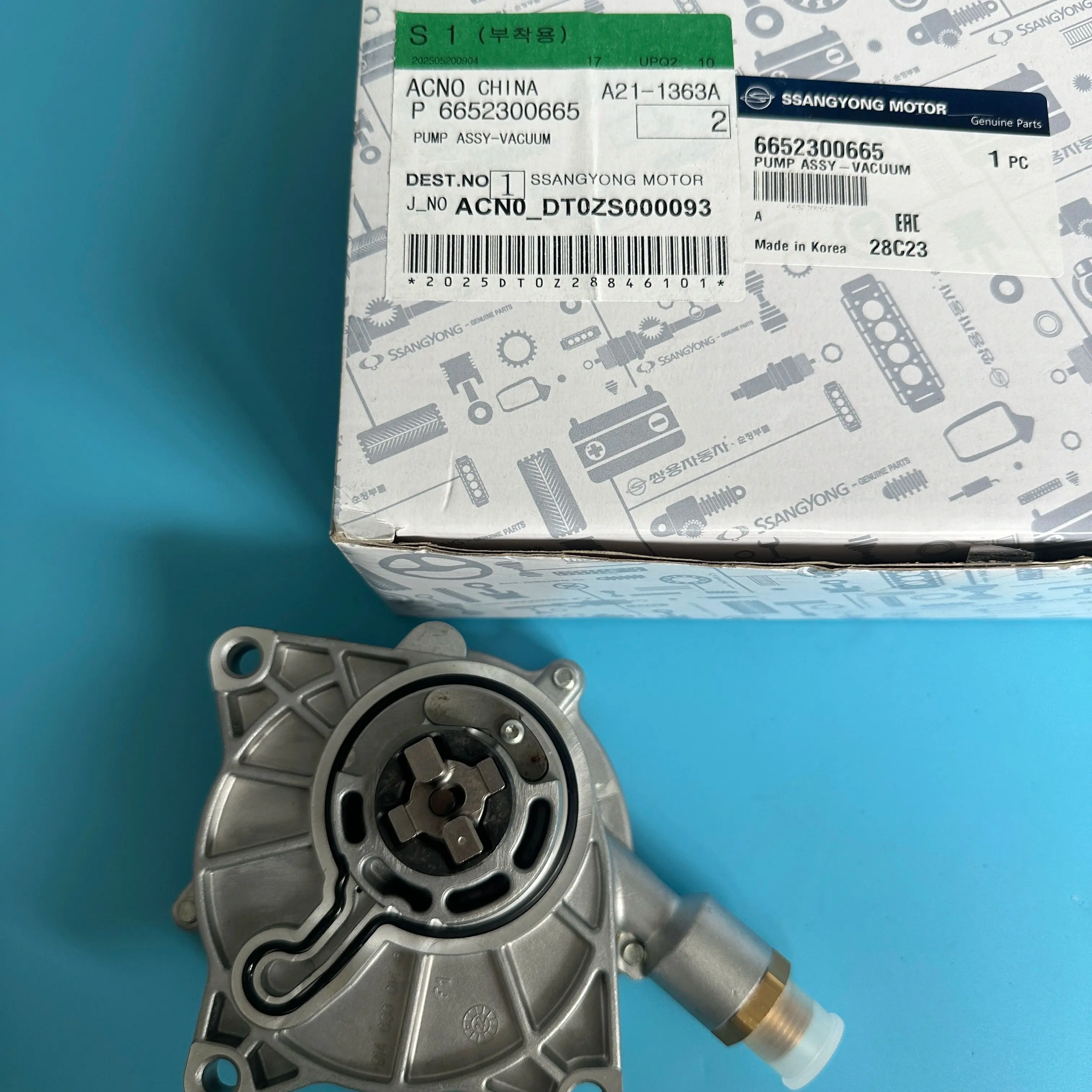 Genuine Vacuum Pump Assy 6652300665 For Ssangyong Actyon Kyron Rexton Actyon Sports Rodius/Stavic