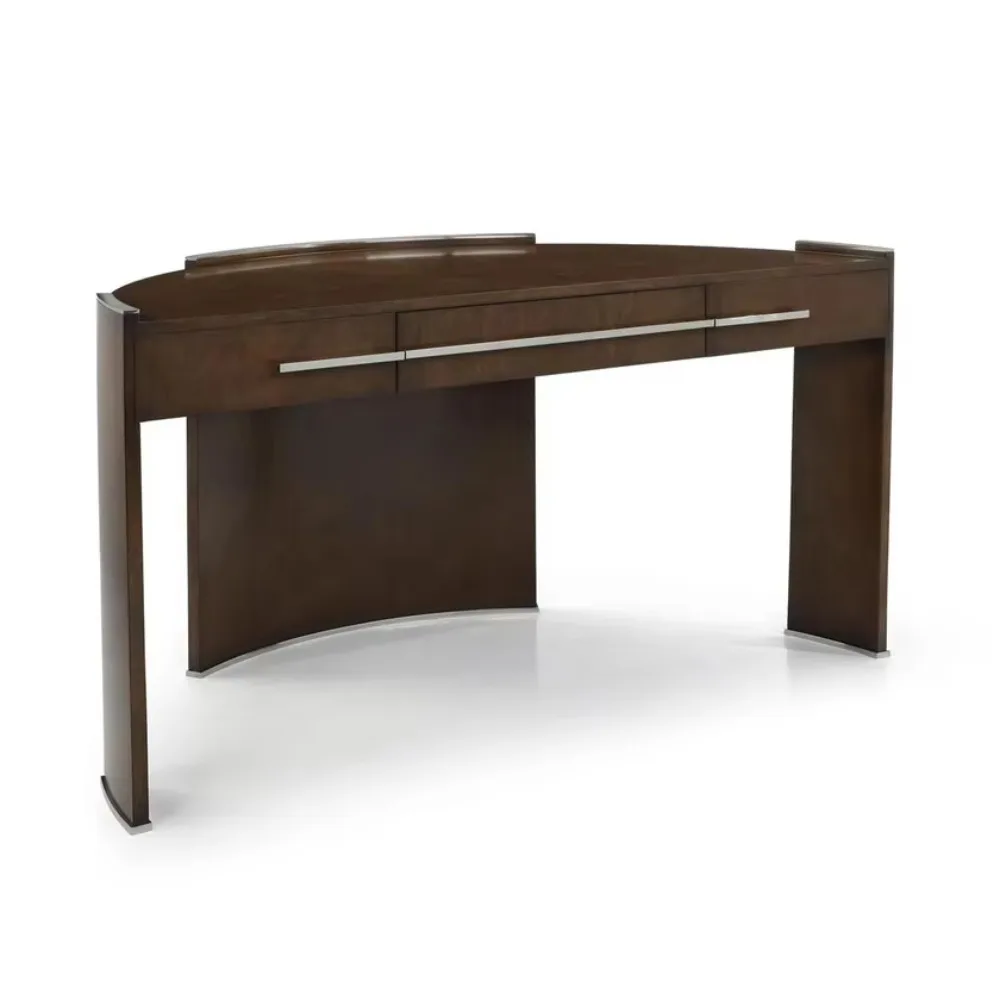 Writing Computer Desk, Modern Simple Nordic American Black Walnut Solid Wood Durable and Easy To Assemble Desk, Suitable
