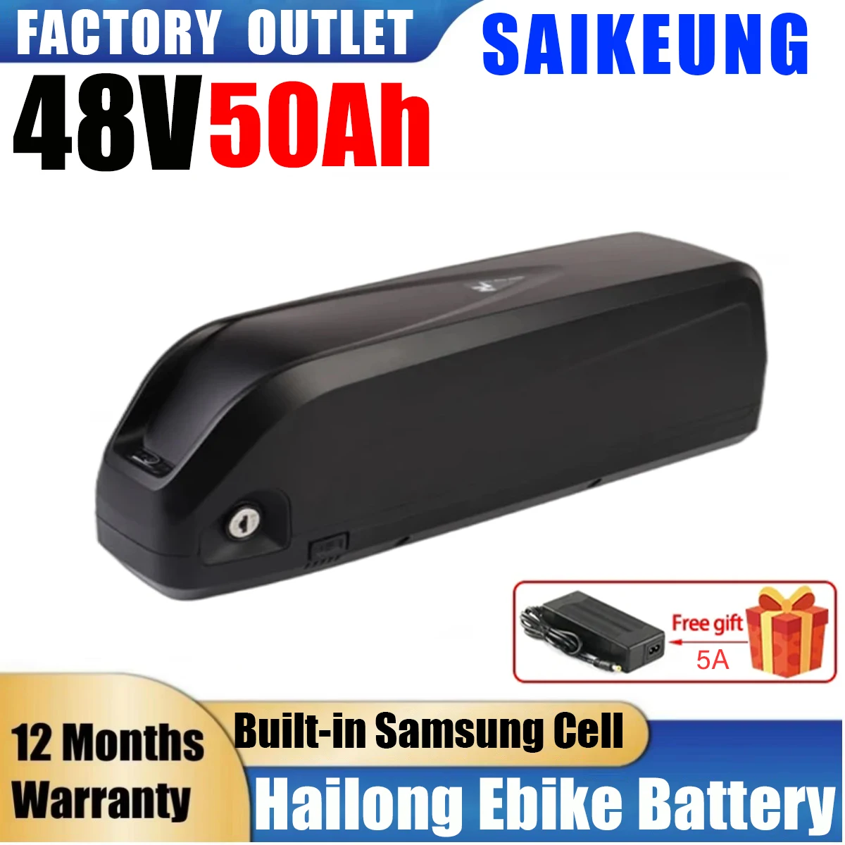 48v Hailong Bateria Para Bike Eletrica E Bike Akku Bafang 500w 72v 30ah 52v Batterie Velo 48v 20ah 35 50ah 2000W Lithium Battery