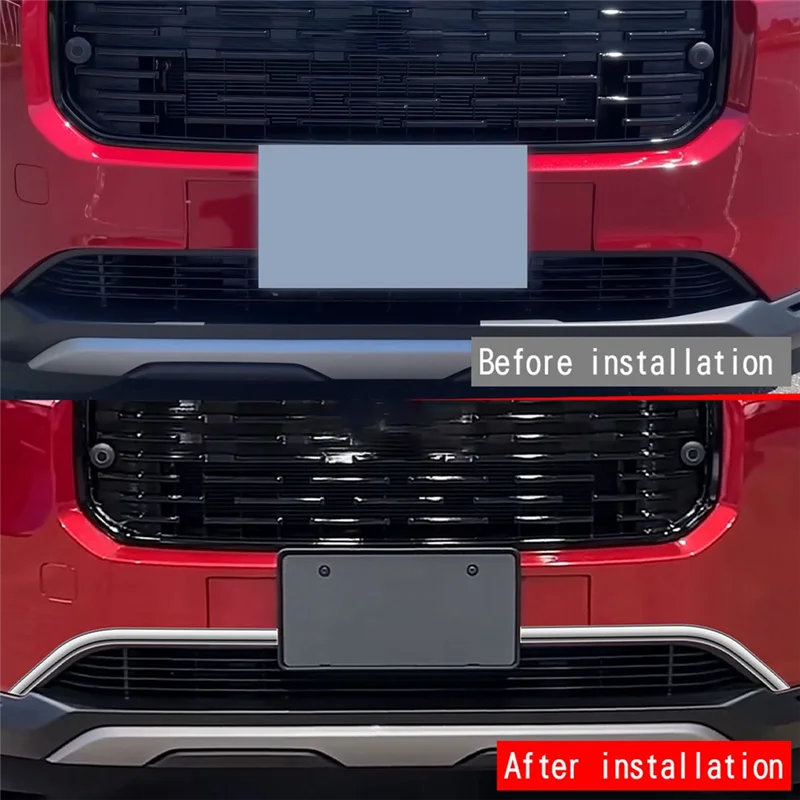 

A77T-Car Front Bumper Trim Lower Middle Net Grille Trim Strip For Honda WRV DG5 Series 2024 Japanese Version RHD