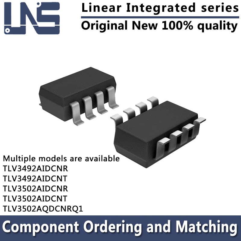 

1pcs TLV3492AIDCNR TLV3492AIDCNT TLV3502AIDCNR TLV3502AIDCNT TLV3502AQDCNRQ1 SOT-23-8 Linear Integrated Circuits