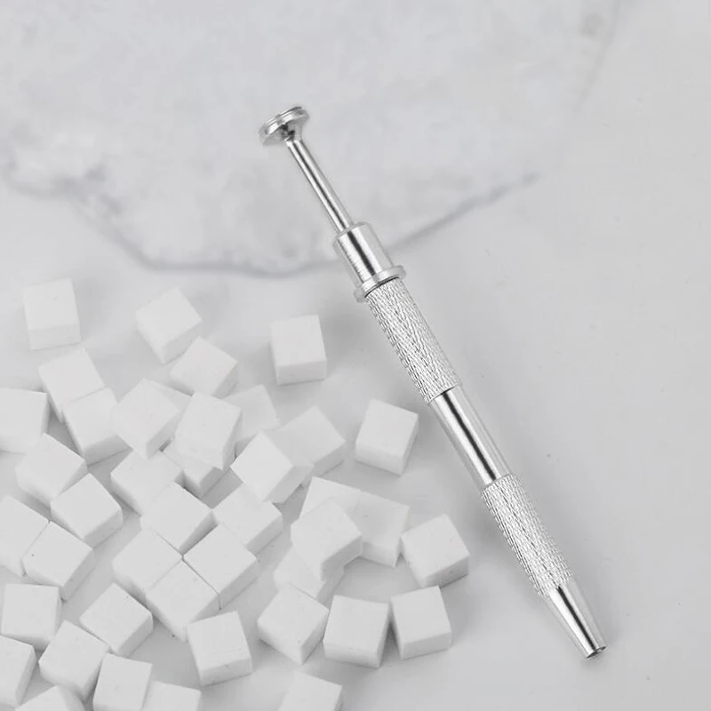 Fard in polvere Halo graduale per unghie Mini spugna quadrata piccola con set di strumenti per unghie con clip Accessori per unghie fai da te Strumenti per la pulizia delle unghie