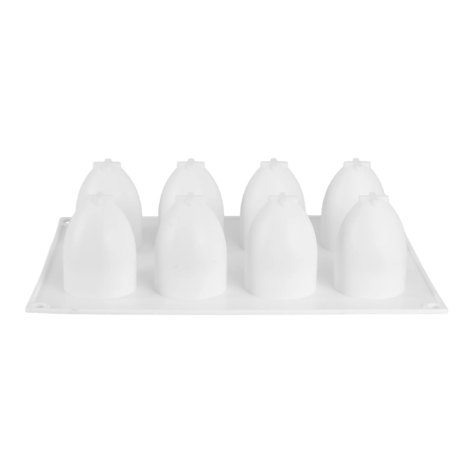 

8 Lattices Shape Mold Cake Dessert Mousse Chocolate Ice Cube Egg Shape Cake Mold Baking Pan Food Grade Silicone Oven Safe