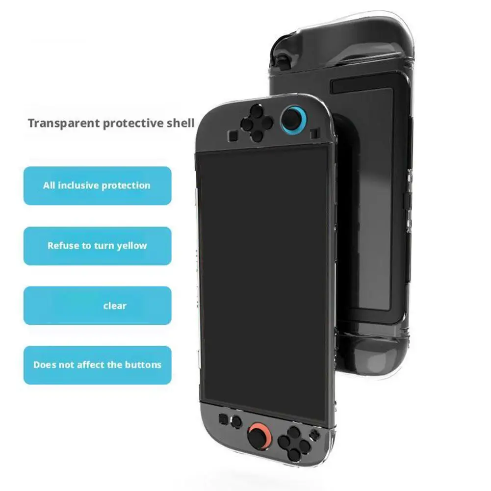 Für Nintendo Switch 2 Fall Abdeckung TPU Split Schutzhülle Fall Zubehör Handheld Gaming Ersatz Fall X1W0