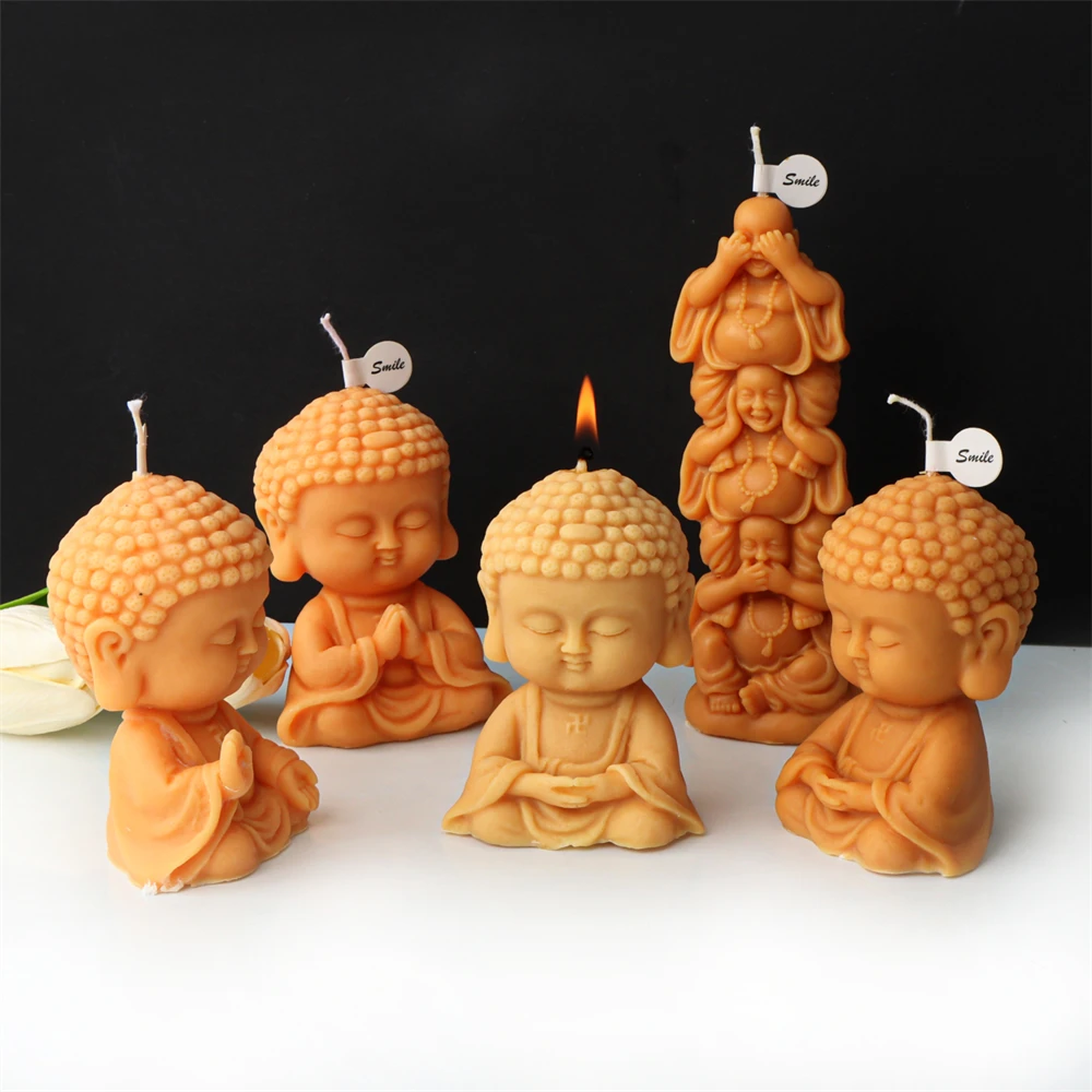 3D Buddha Candle Silicone Mold - Resin Art Supplies review and price