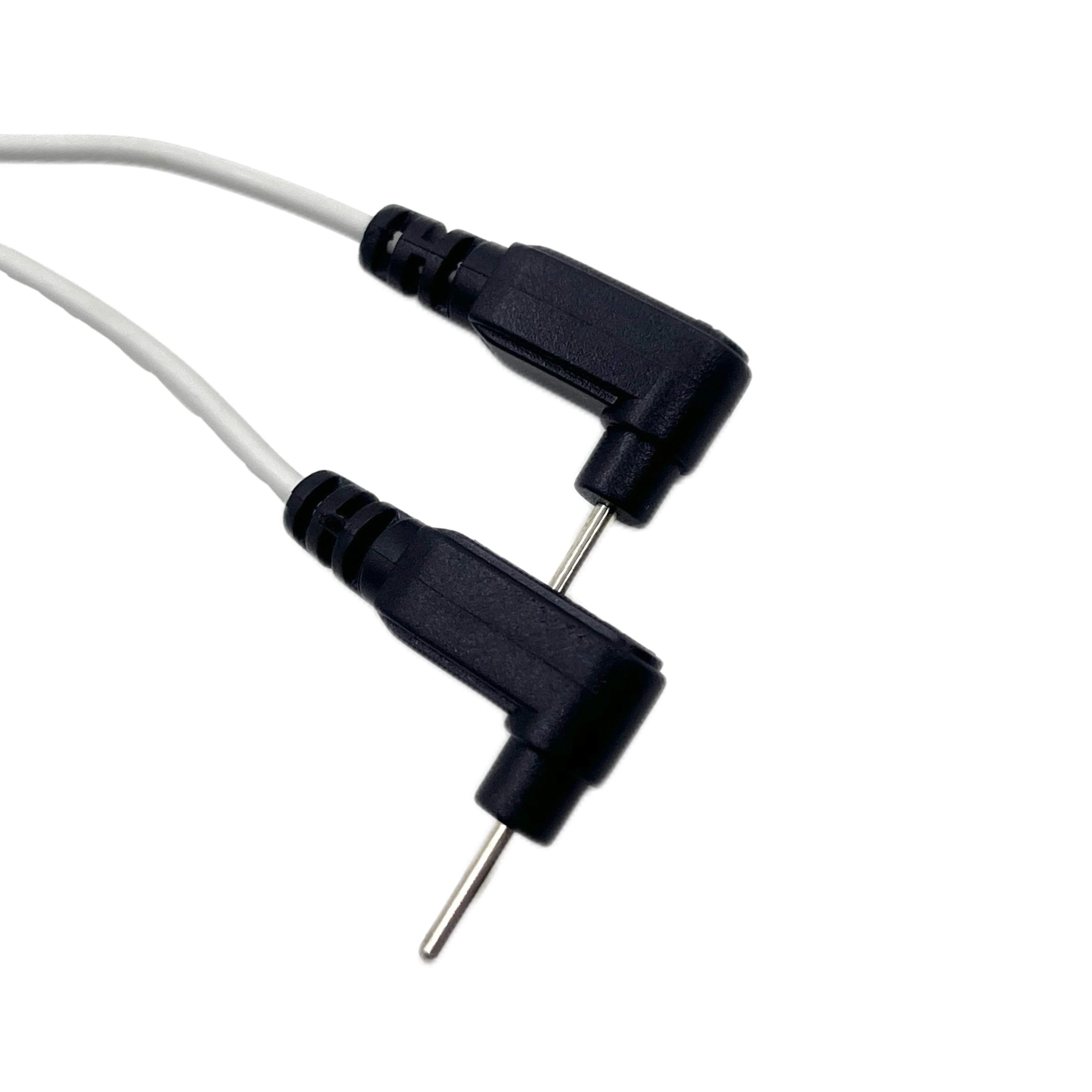 2-Core DINs 2.0mm Medical Cable, PVC Insulated Copper Wire Male & Female Plug, 200m for Physiotherapy