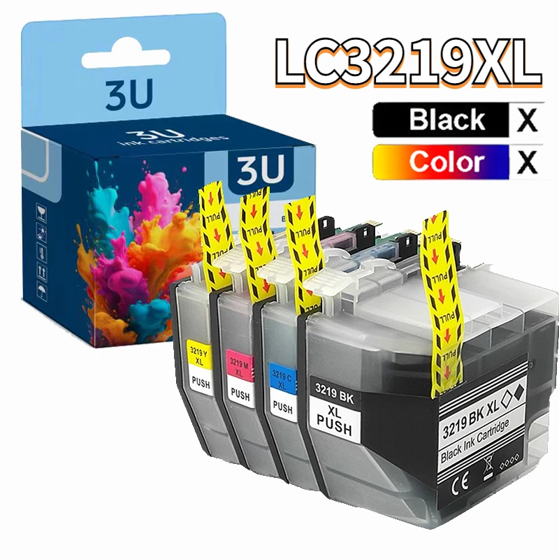 

3U LC3219XL LC3217XL Ink Cartridge for Brother LC3219XL LC3217XL for MFC-J5330DW J6530DW J6930DW J5730DW J5335DW J5930DW J6935DW