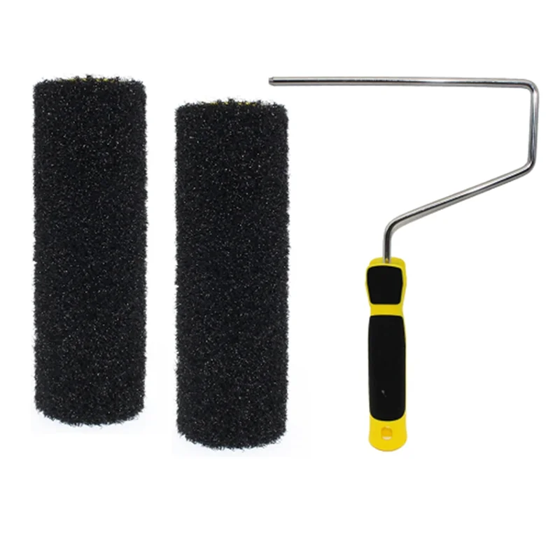 【24 horas de venda】 Rolo composto de drywall de 9 polegadas, escova de rolo de textura de drywall, adequado para cobrir superfícies de parede e teto