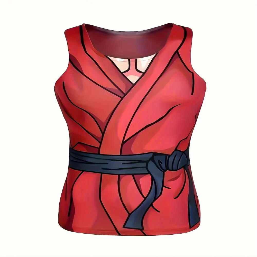 Bodybuilding 3D Printed Tank Tops Men Vest Compression Shirt Male Singlet Anime Cosplay Tees Summer Sleeveles Fitness Tops Male