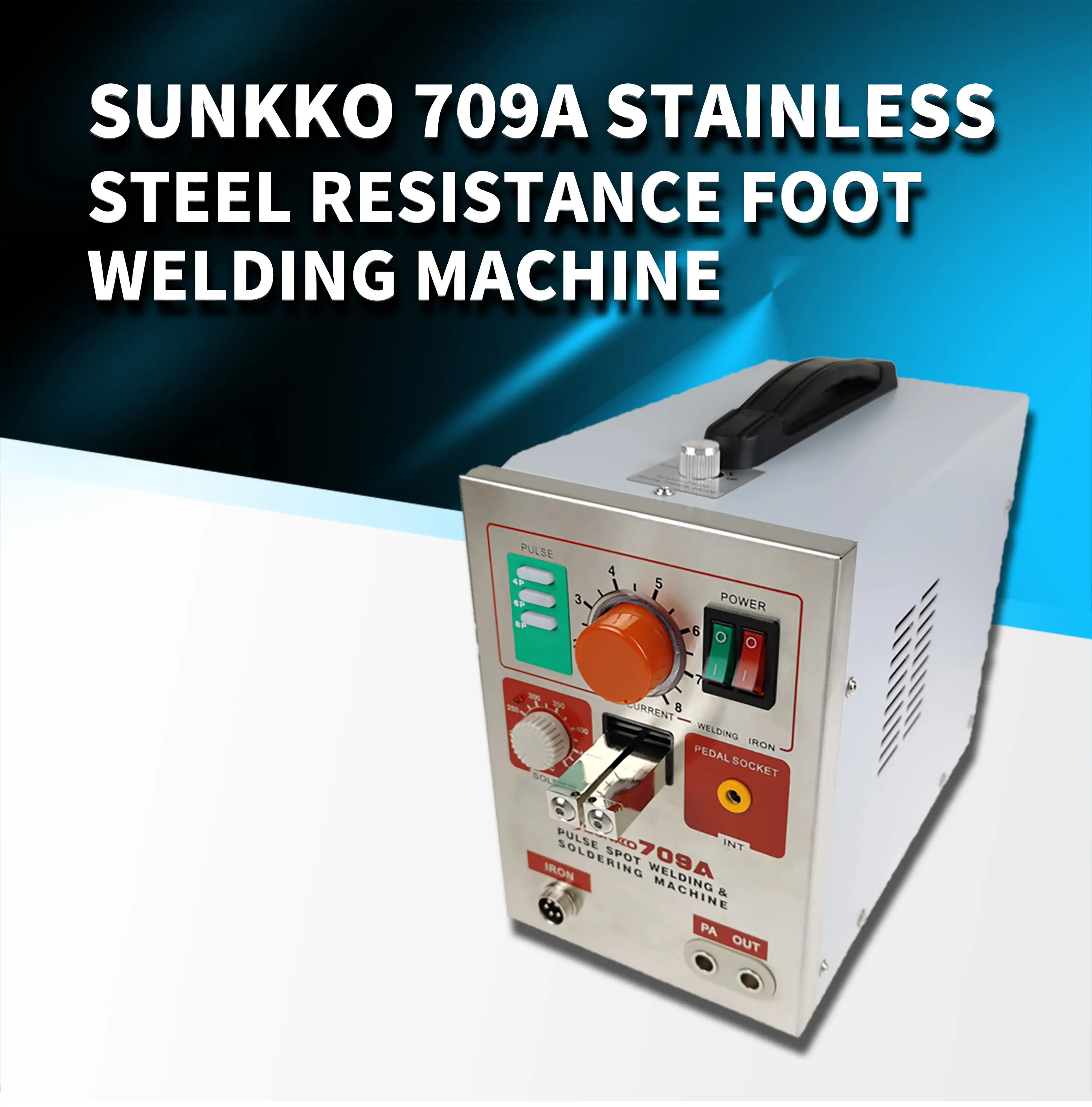SUNKKO S709A High Precision Spot Welder With 70B Welding Pen 110V 220V Dual Voltage for 18650 Lithium Battery DIY Repair