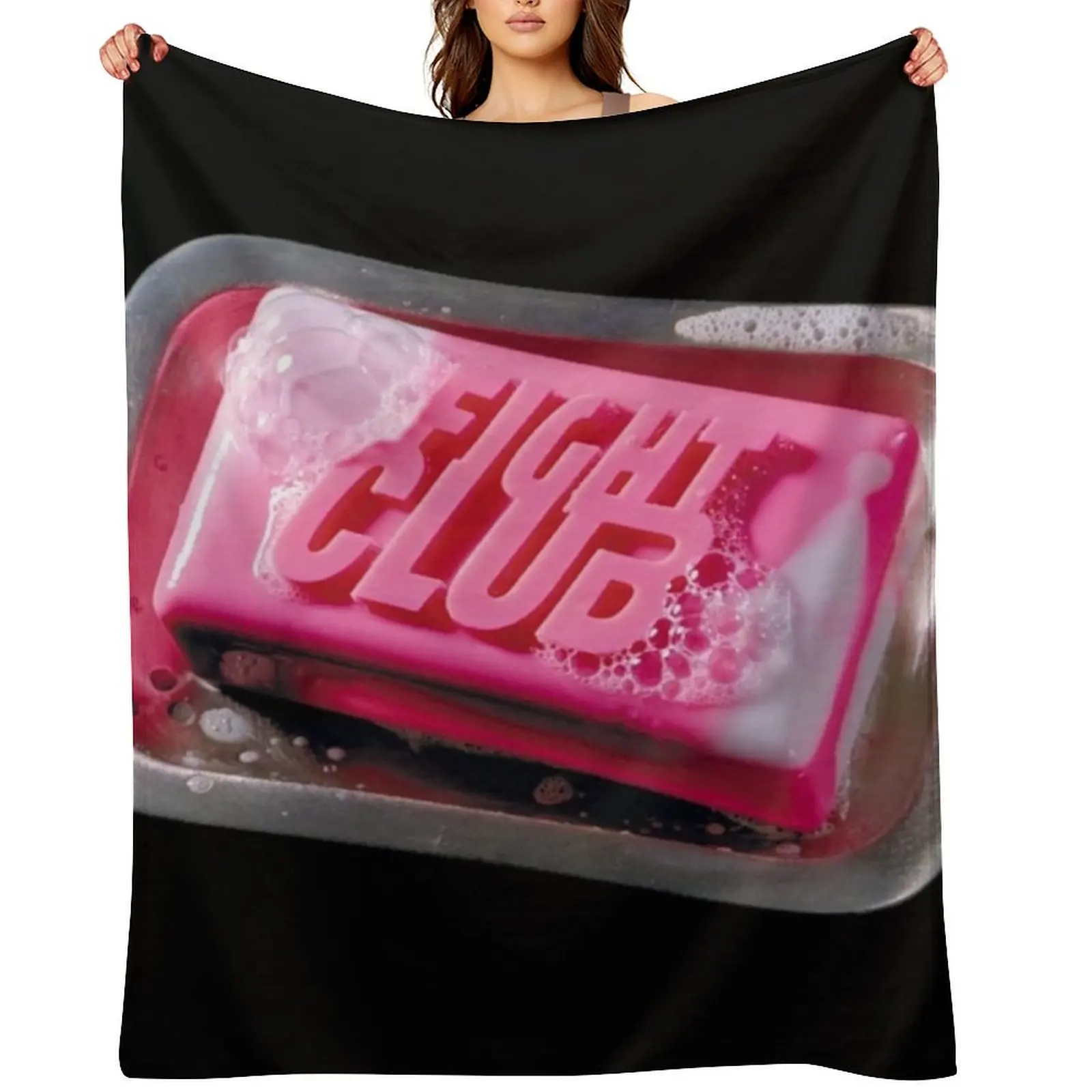 

Fight Club Throw Blanket Retros Plaid on the sofa christmas gifts Thermal Blankets