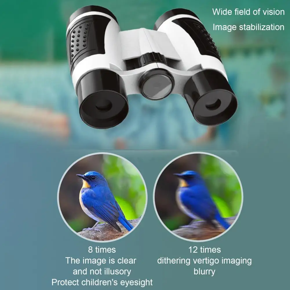 Children Telescope Kids Telescope Toy Educational Kids Binocular Telescope Toy with 8x30 Magnification Lens Adjustable for Boys