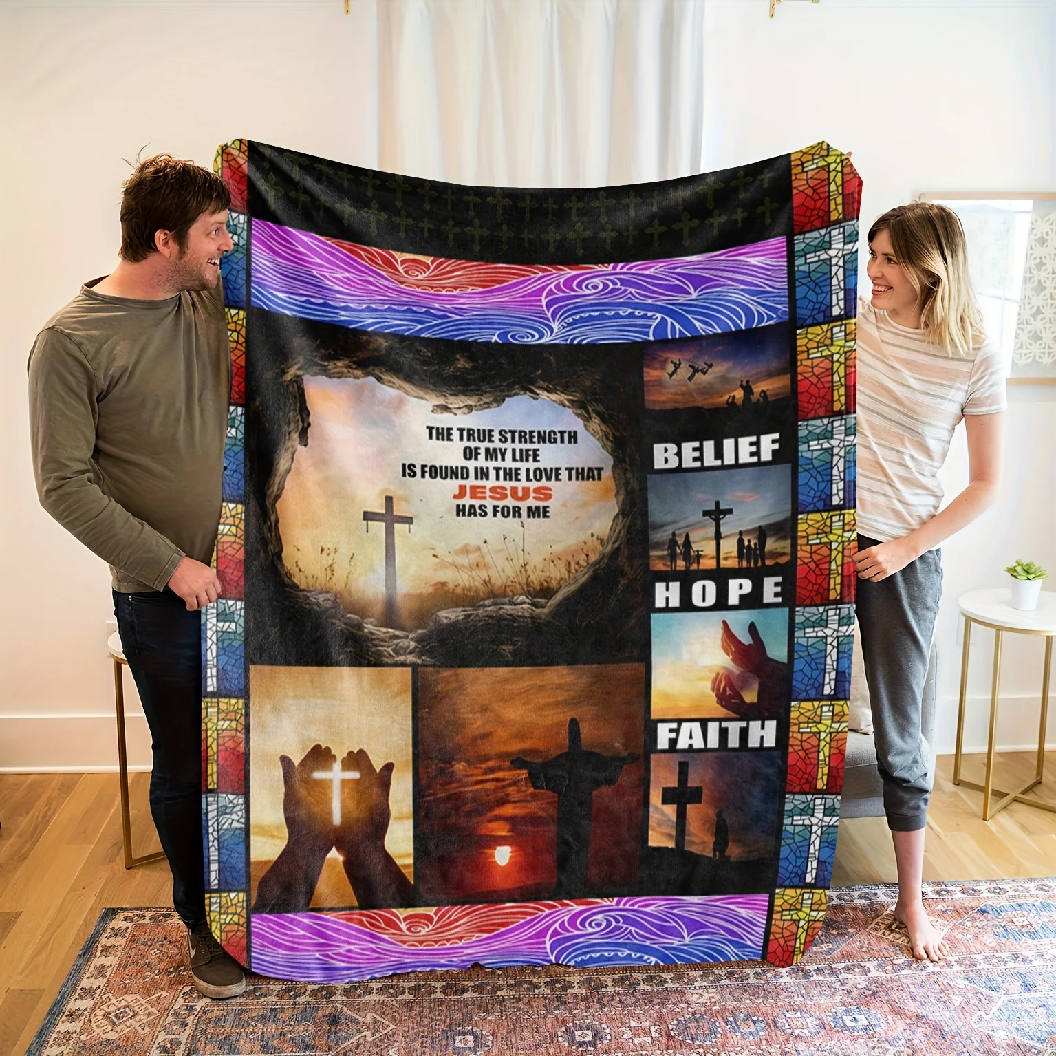 1 manta acogedora de franela de salmón, ilustraciones de especies de salmón del Pacífico, regalo para el hogar/acampar para todas las estaciones