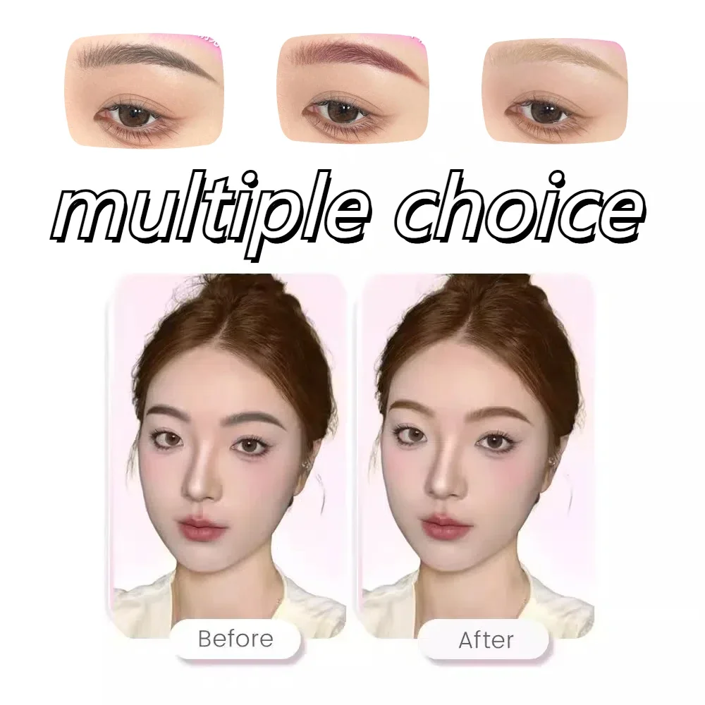 NEIYOU Eyebrow Tint Sweatproof ยาวนานไม่ซีดจางป่าคิ้วสีน้ําตาลอ่อนจัดแต่งทรงผมเจล Eyebrow Staining Cream แต่งหน้า