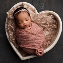 Cute Baby Photography Prop Accessories Newborn Photography Knitted Wrap + Head Accessories