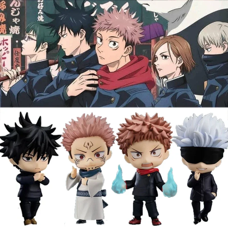 شخصيات الحركة Jujutsu Kaisen Satoru Gojo Itadori Yuji Fushiguro Megumi Ryomen Sukuna أنيمي PVC نموذج الدمى جامع اللعب الهدايا