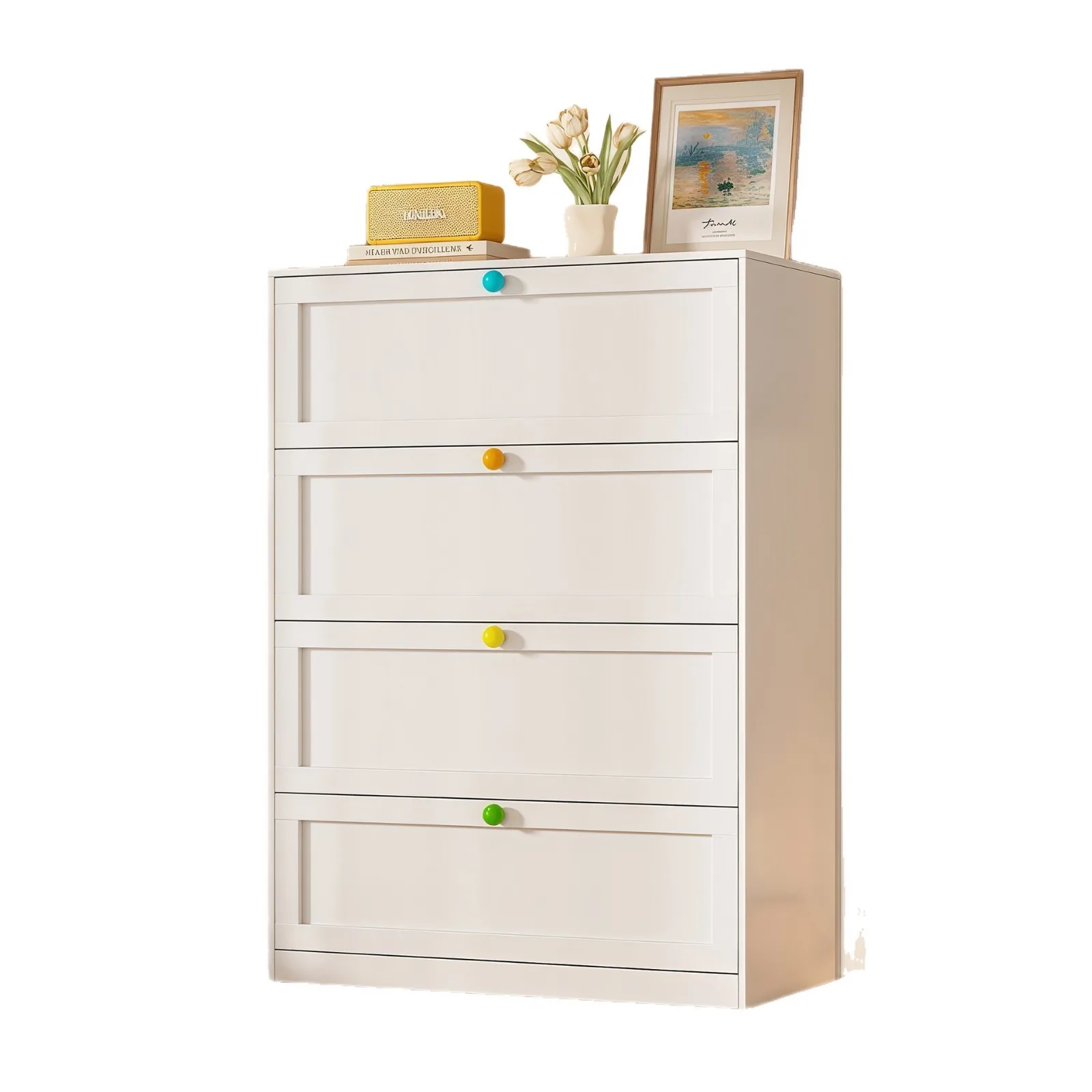 

Steel chest of drawers, floor-to-ceiling, multi-layer, household wrought iron locker