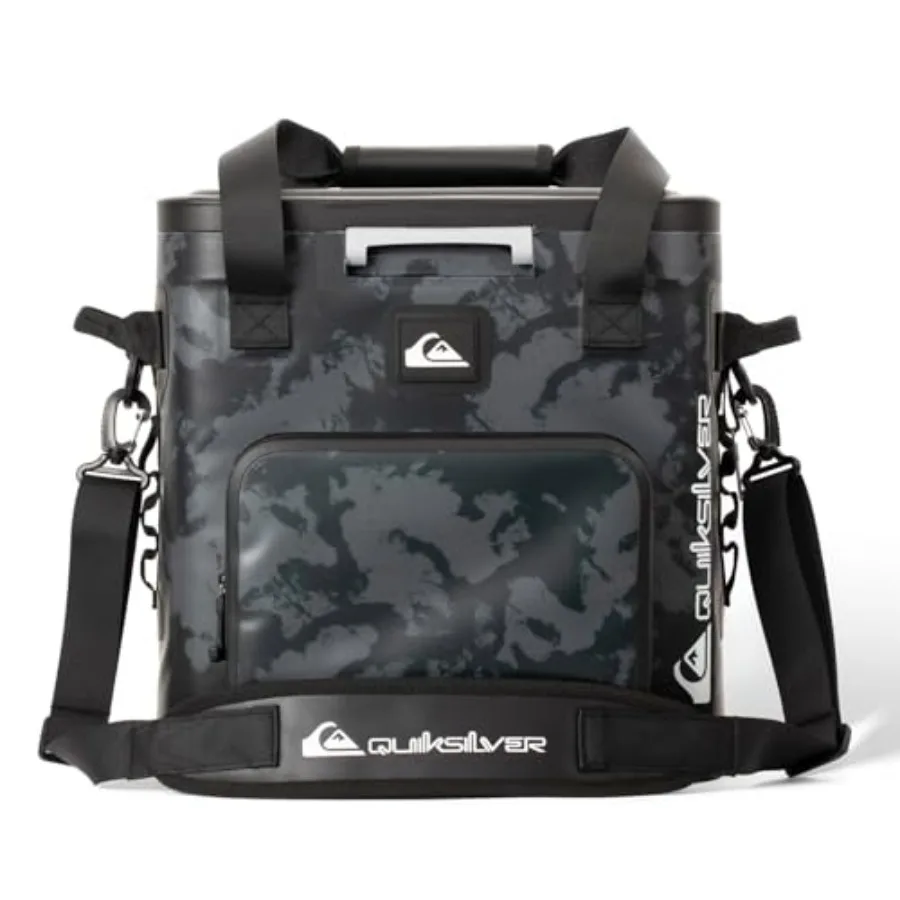 

Zipperless Backpack Cooler 30L for outdoor use, Heavy Duty TPU material, black, 48-hour insulation, leakproof waterproof IPX7 d