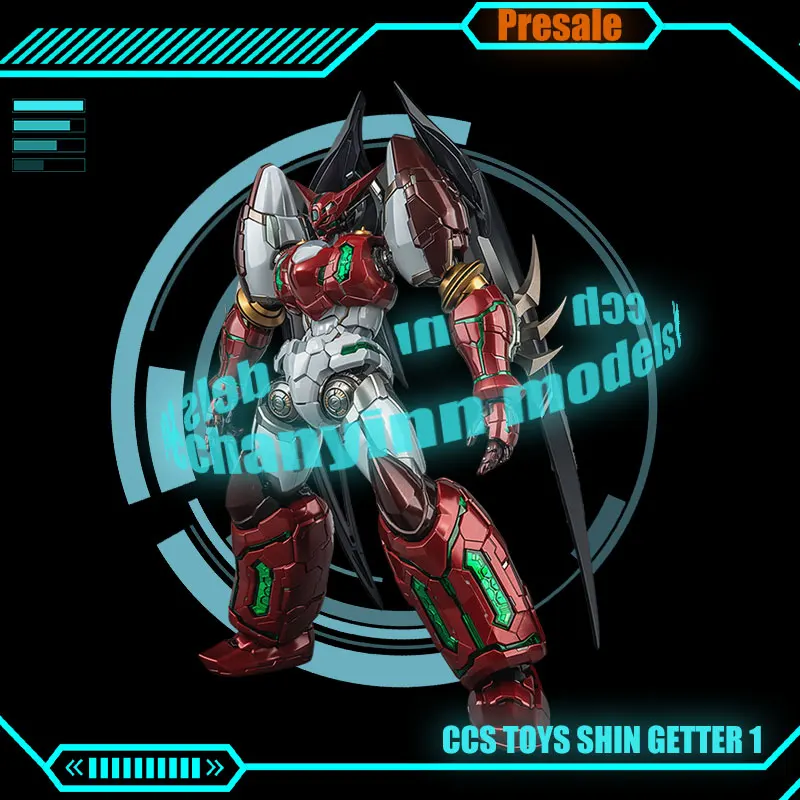 

Presale Original 28cm CCS Toys Shin Getter 1 Stars Slasher Ver Assembly Model Iron Soul Series Spectreman Figures Mecha Toy Gift