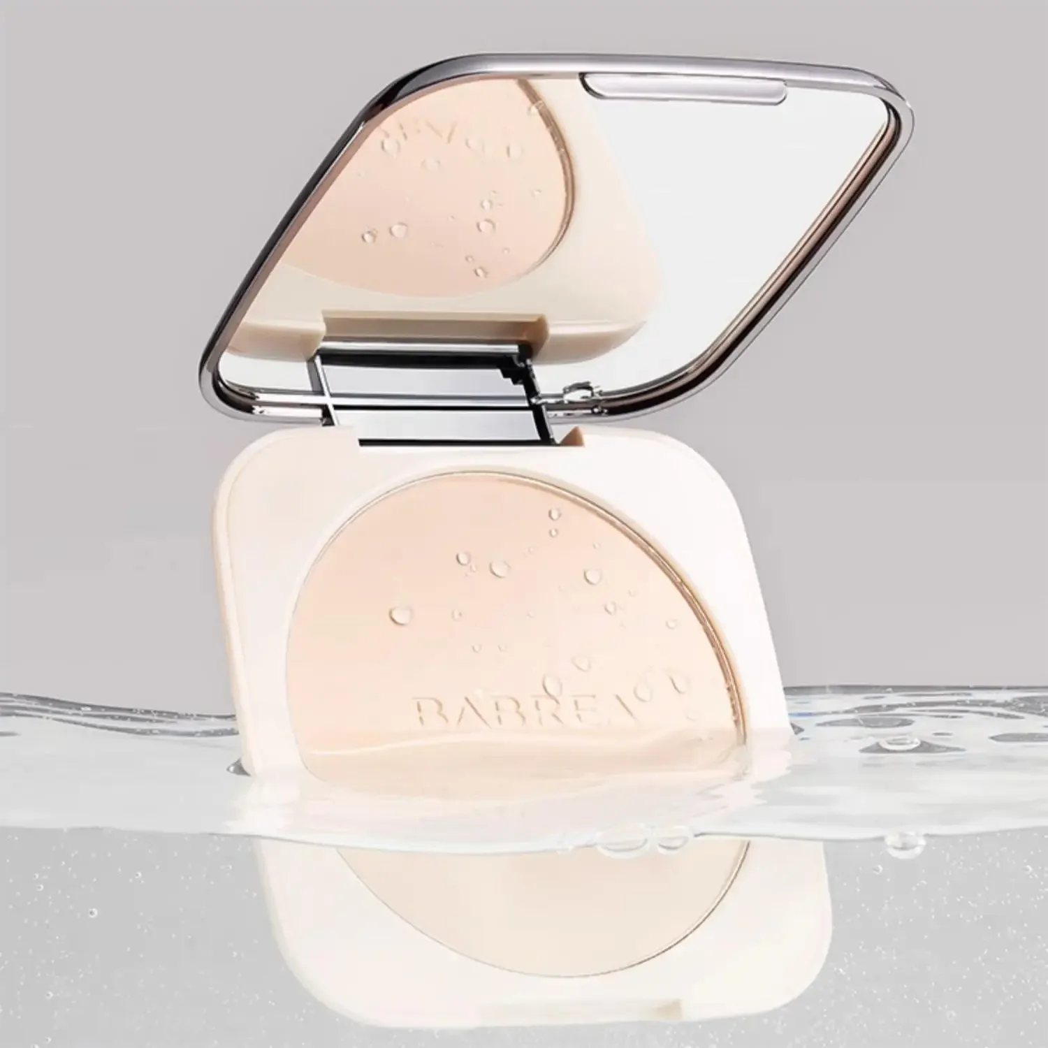 BABREA Makeup Pressed Powder Oil-control Long-lasting Wet and Dry Dual-use Waterproof Concealer Setting Powder Korea Makeup