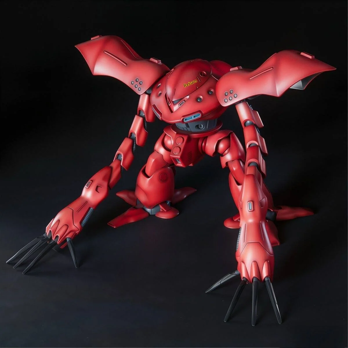 En stock GL HGUC 1/144 037 Red Z'Gok Hi-Gogg, modelo de construcción con calcomanías de agua gratuitas para aficionados a los modelos de anime