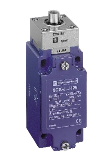 XCKJ161H29C XCKJ161H29 Interruptor de limite, padrão XC, XCKJ, êmbolo metálico, 1NC + 1 NO, ação instantânea, M20