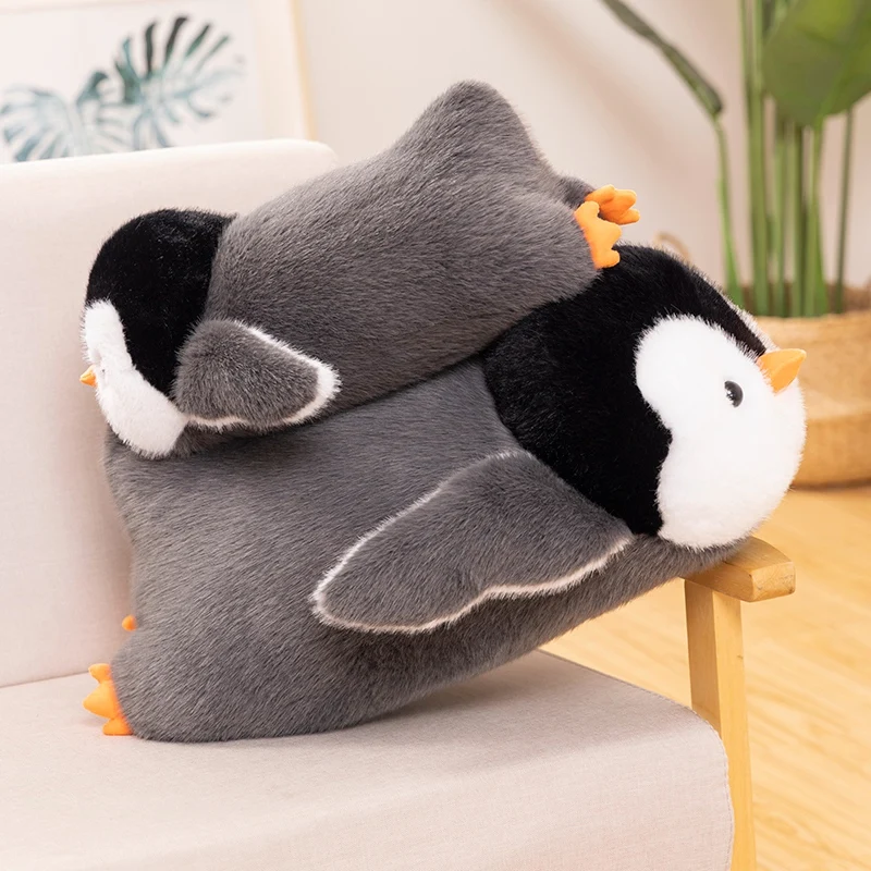 A Penguin-Style Throw Pillow Cute Soft Holiday Giveaway Send Family Give To A Friend Give To The Other Half Put On The Sofa And