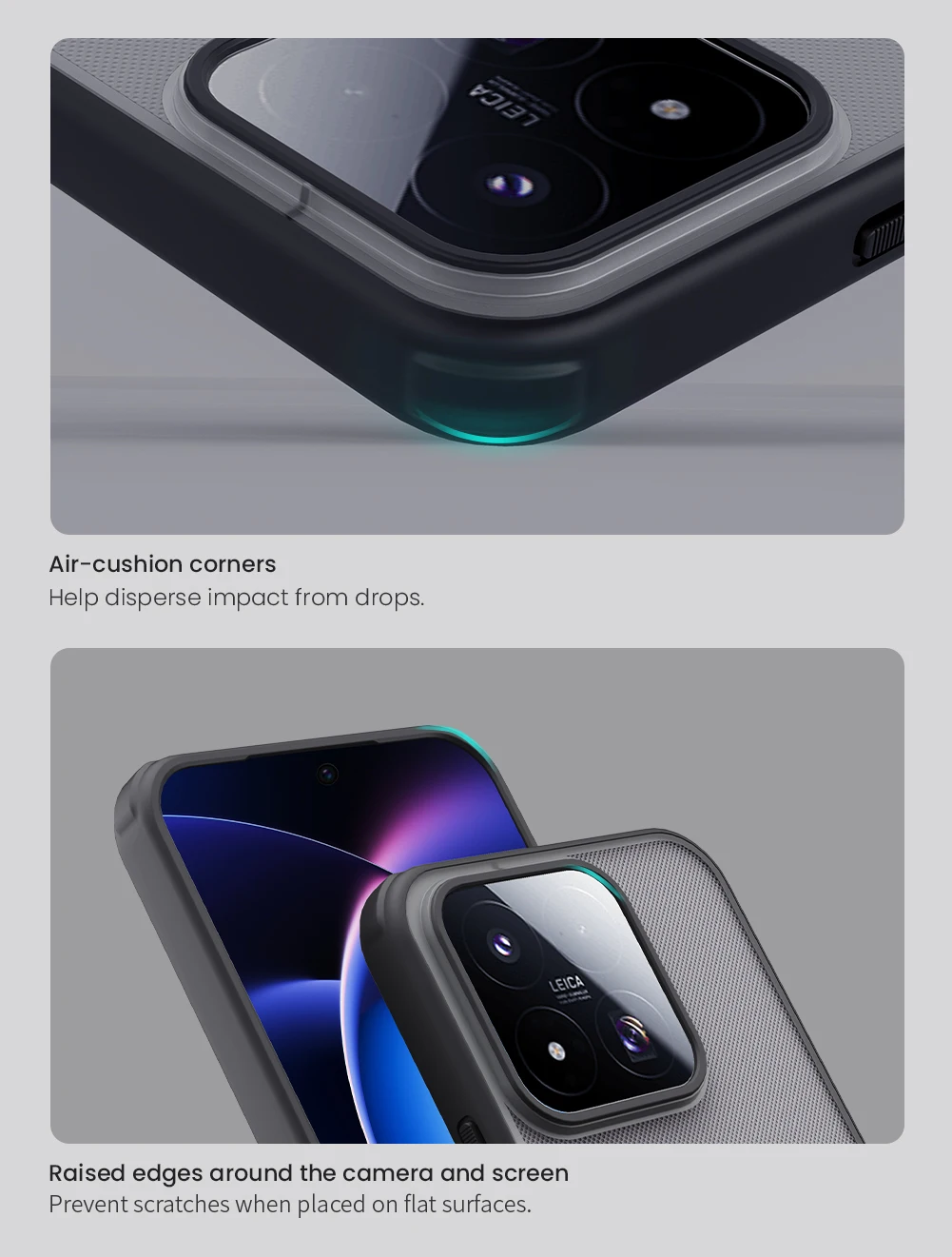 Für Xiaomi 17 Max Hülle NILLKIN Passgenaue Hülle für Xiaomi 17 Max Hochwertige Super Frosted Shield Hülle Matte PC-Abdeckung – Detail 7