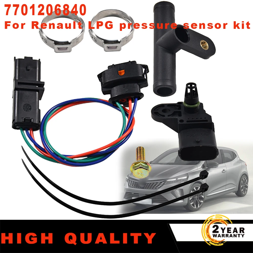 For GPL AG SGI GFI System Service For Renault Clio Campus Clio2 Twingo Megane Kangoo Scenic Car Gas LPG Pressure Sensor Kit