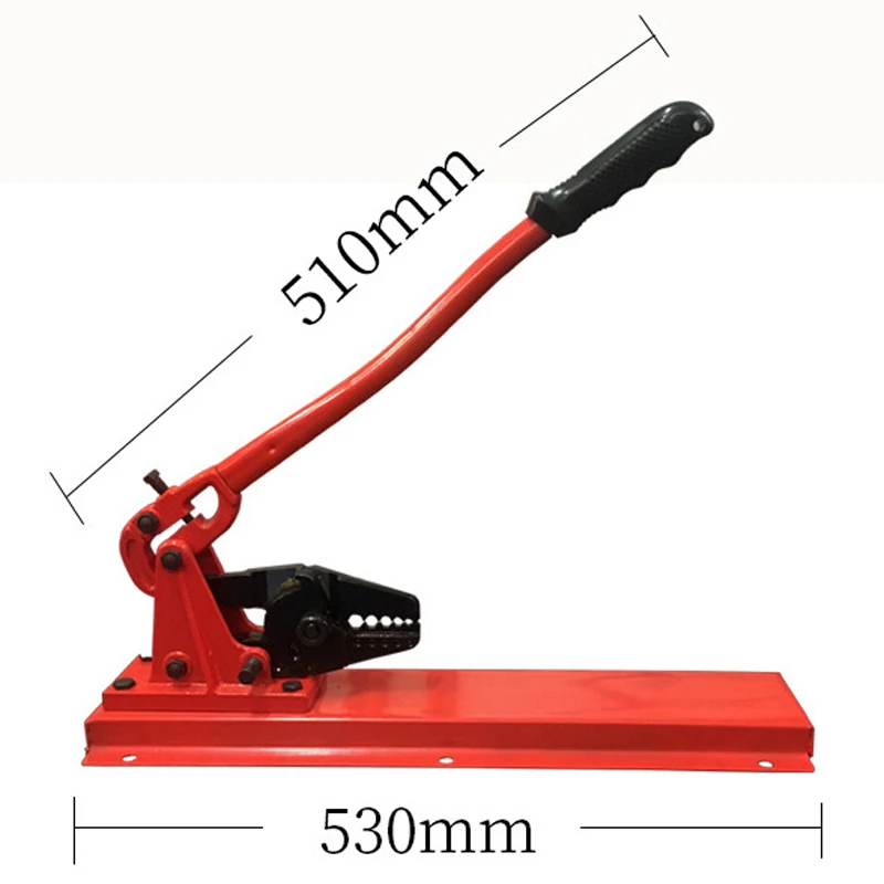 24in Cutting Bench Type Hand Swager Tool Wire Rope Swaging hine with Crimper C le Bolt Cutter Head for Copper Sleeves