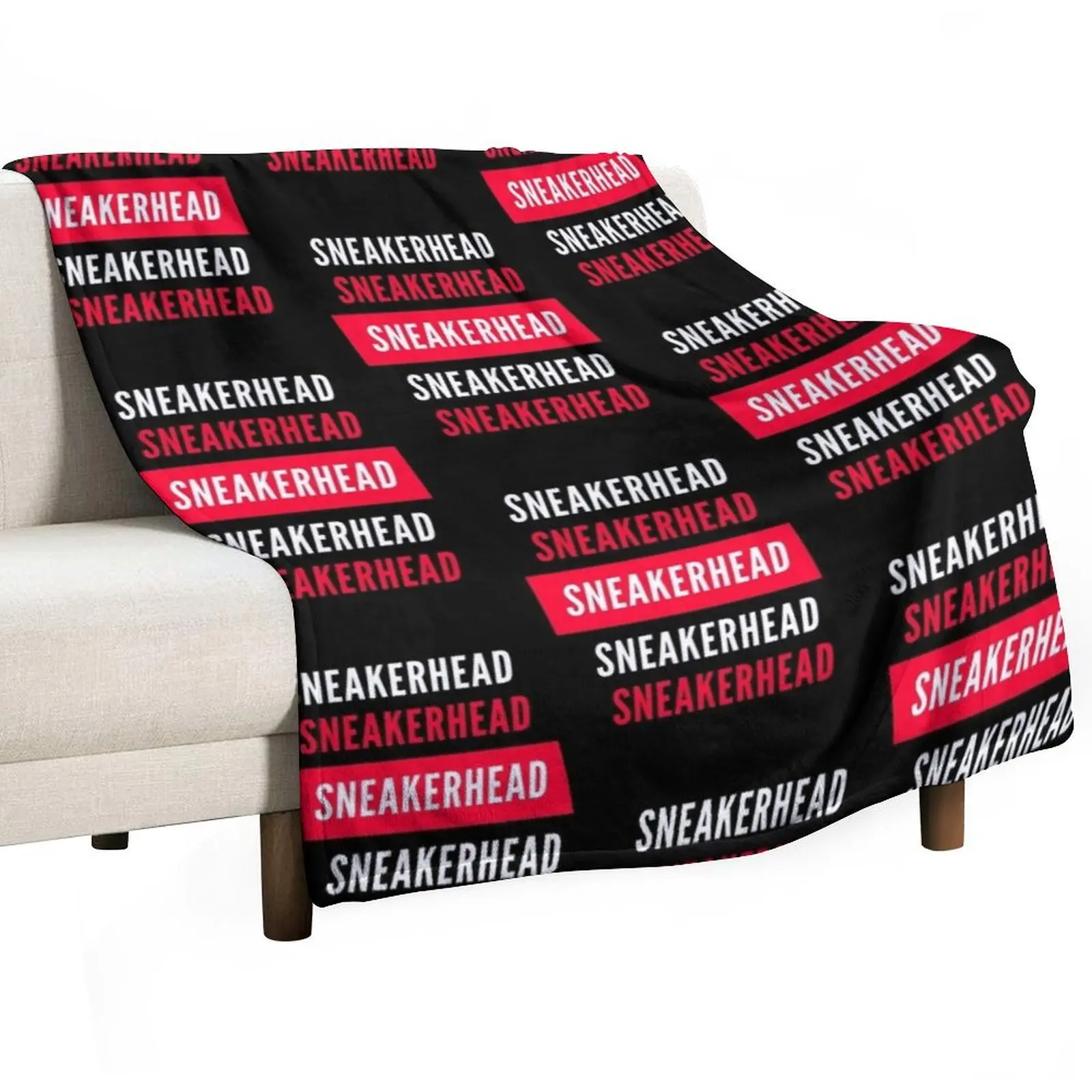 SNEAKERHEAD hypebeast design Throw Blanket heavy to sleep Soft Beds valentine gift ideas Blankets