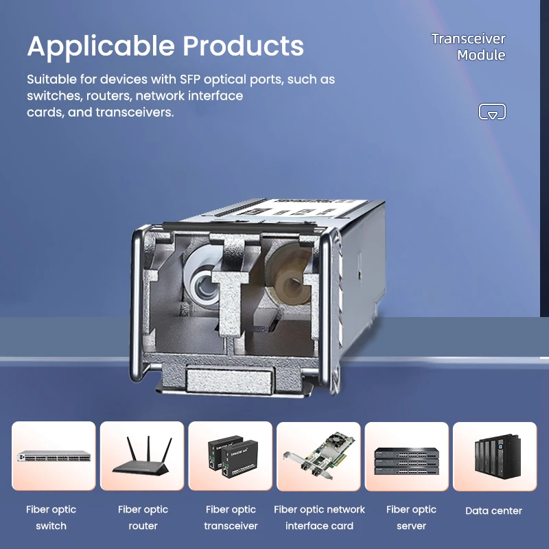 Natalink 1,25G SFP Transceiver Modul Duplex LC Multimode 850nm Glasfasermodul DDM für Cisco Mikrotik Ethernet Transceiver