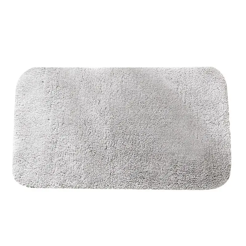 Shaggy Bathroom Rug Super Absorbent Shower Bath Mat Bathroom Anti Slip Carpet for Kitchen Entrance Soft Door Floor Shower Mat