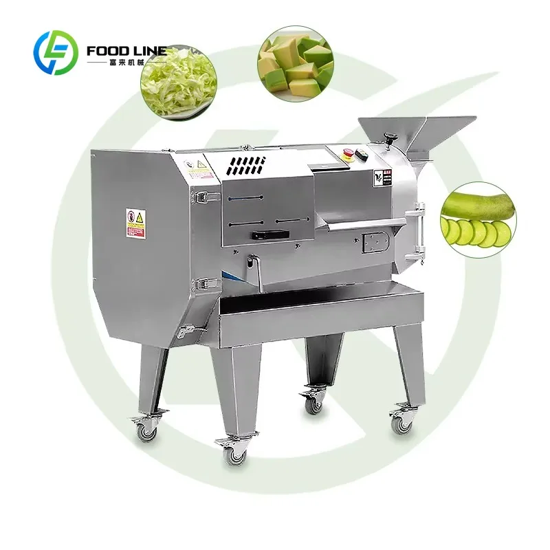 Automatic Commercial Vegetable Dicing Machine For Potato Onion Carrot Cube Cutting